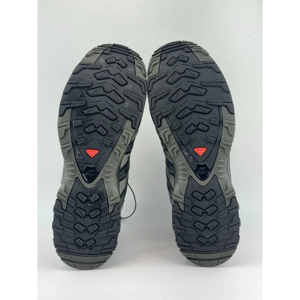 Salomon XA PRO 3D Shoes Green Black Hiking Trail 145464 Running Men's Size 9.5